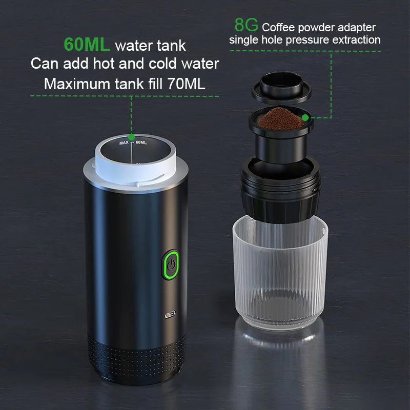 Portable Espresso Anywhere Machine